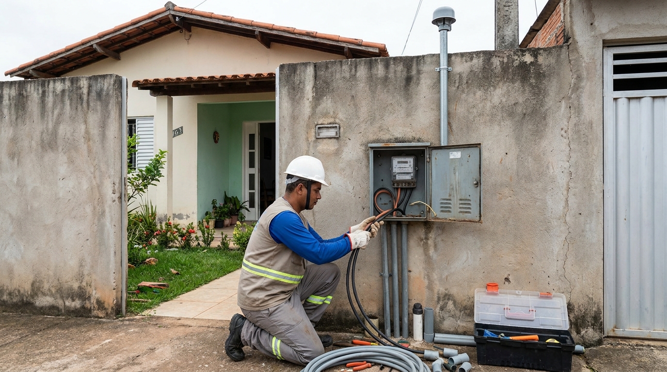 Instalacao de padrao de energia em João Pessoa‑PB